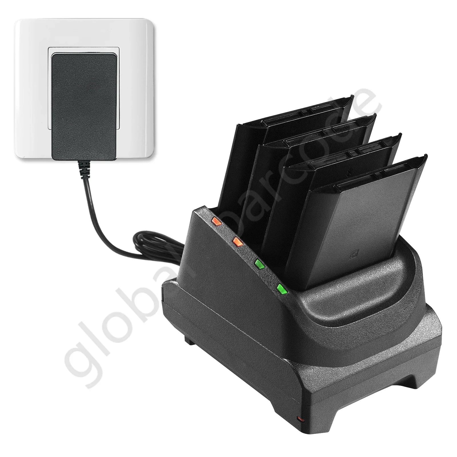 

Brand New 4-Slot Charger for Zebra TC51 TC52 TC56 TC57，SAC-TC51-4SCHG-01