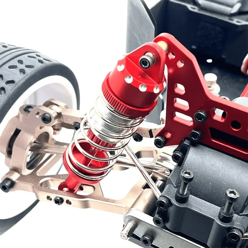 Metallic Modification for 1/7 MJX 7303, 7304: Front and Rear Connecting Rods, Tie Rods, Steering Components, Steering Tie Rods