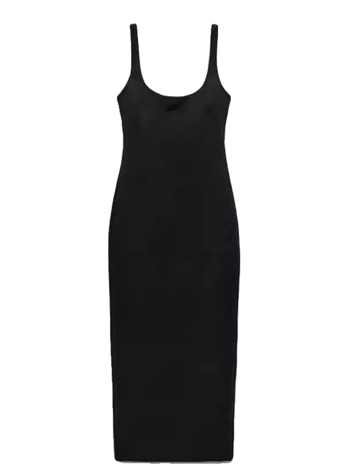 فستان نسائي أنيق جديد لموسم الربيع بكتف مكشوف وقطعة واحدة بتصميم عصري مع شق وقصة ضيقة وياقة على شكل حرف U بدون أكمام من مواد ...