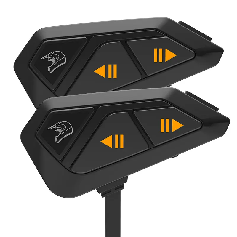 FreedConn Motorrad-Gegensprechanlage, Bluetooth-Headset, Helme, Musik, Teilen, 6-Wege, FM, 1200 m, Helm-Kopfhörer