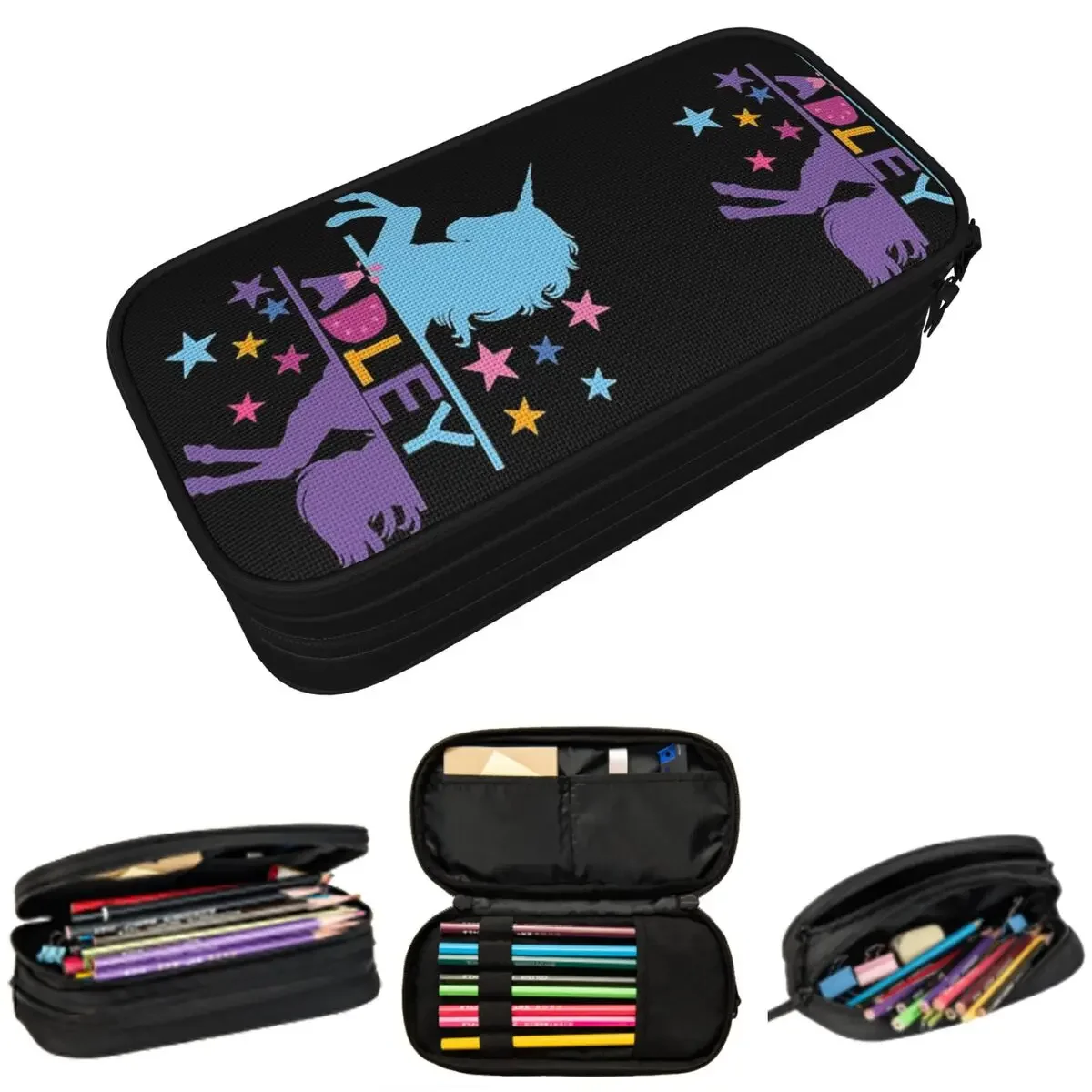 

Adley Unicorns Kids Pencil Cases Large Capacity Pen Bags Pen Box Pencil Pouch For Boys Girls Students Stationery School Office