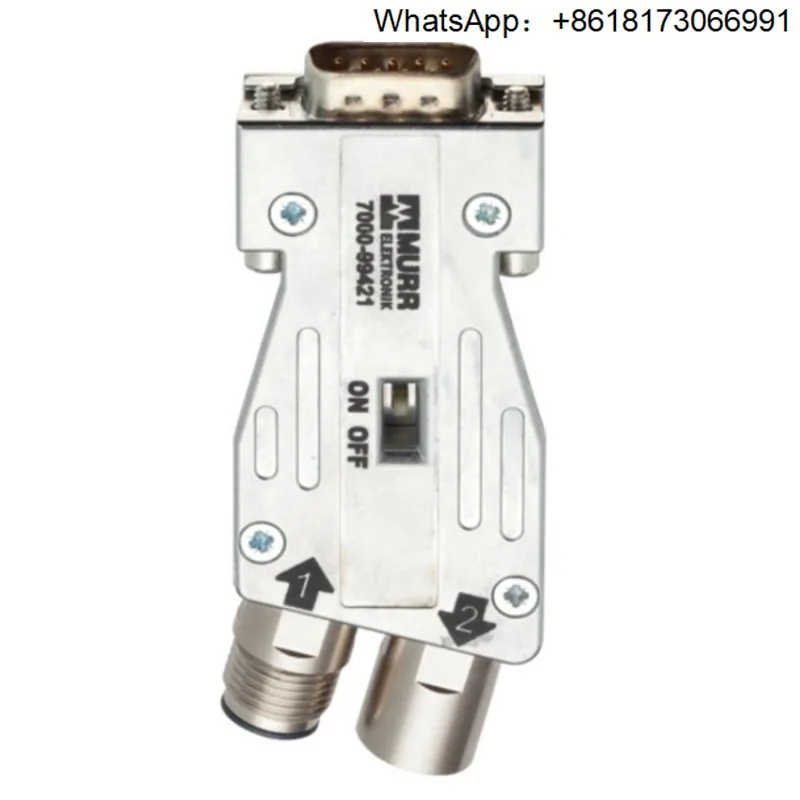 7000-99421-0000000 Bus connection plug 180 ° SUB-D9 male M12 B code
