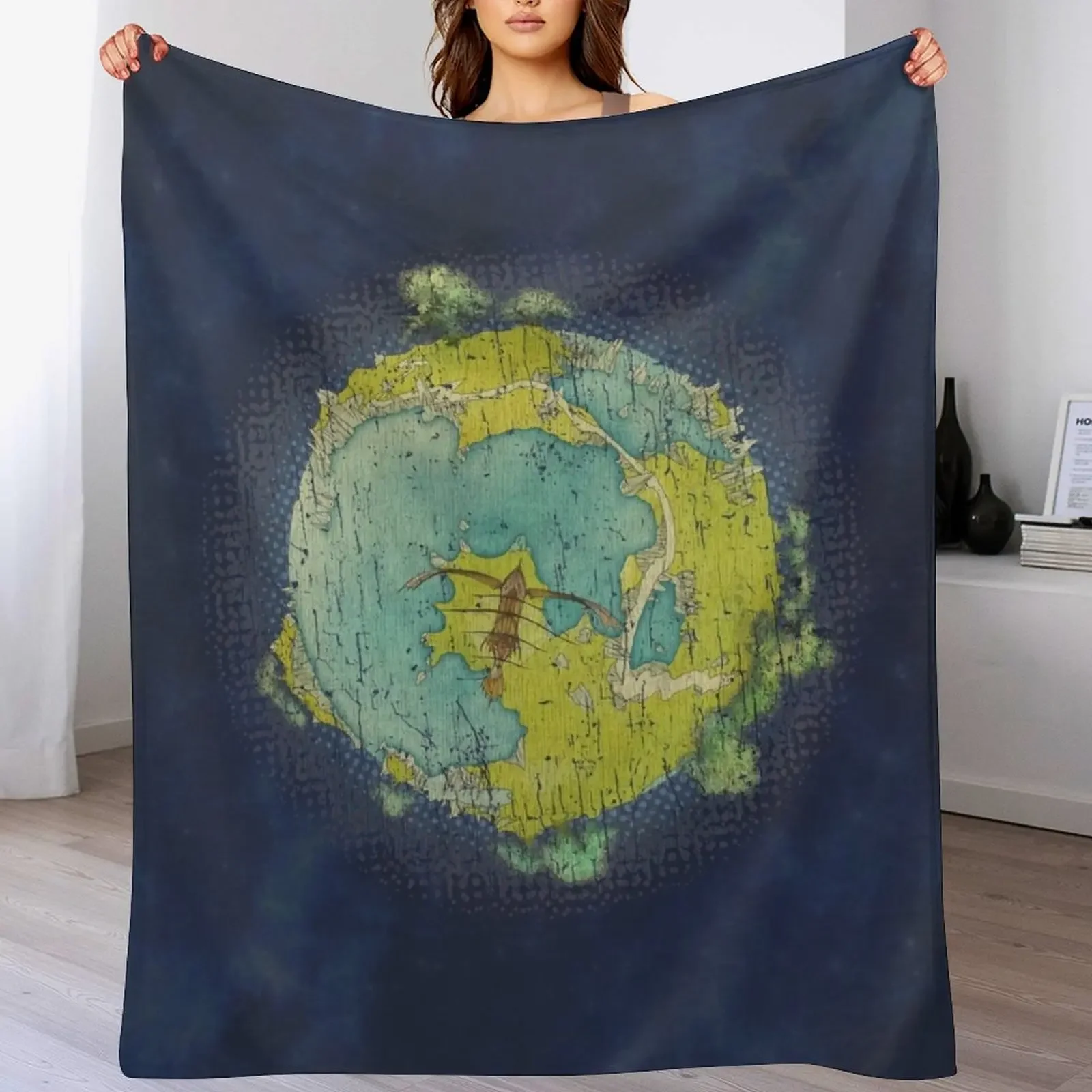 

Fragile Earth 1971 Throw Blanket for winter Nap Comforter Blankets