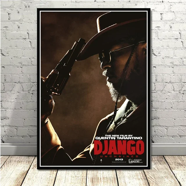 Django Unchained Quentin Tarantino Series Movie, Print Art Canvas Poster,Living Room Decor, Home Wall Picture view 3