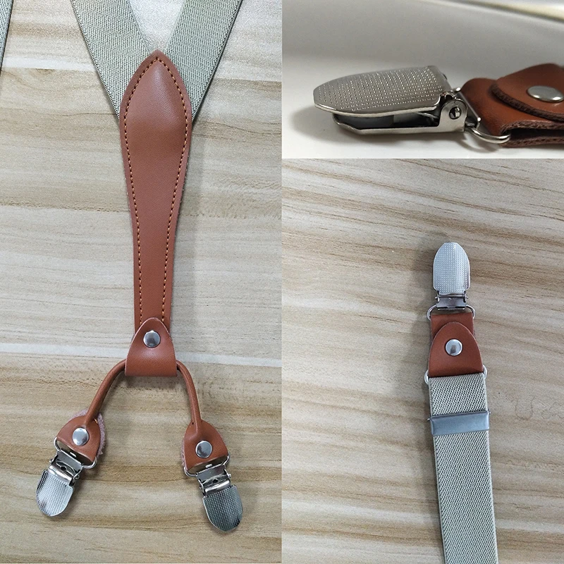 حمالات للرجال قابلة للتعديل على شكل حرف Y ، حمالة للكبار ، ملابس مرنة ، أحزمة حزام ، إكسسوارات بمشبك ، ساخنة