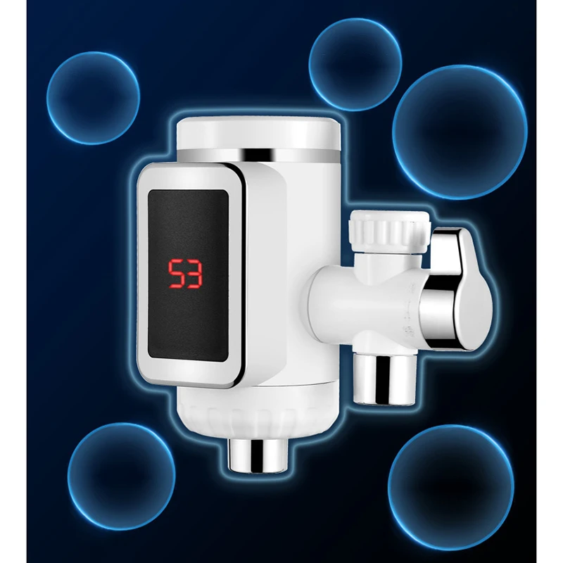 

LLCS-без установки, быстроразъемный, устойчивый к высоким температурам электрический кран для горячей воды, ЖК-дисплей температуры, электрический Ho