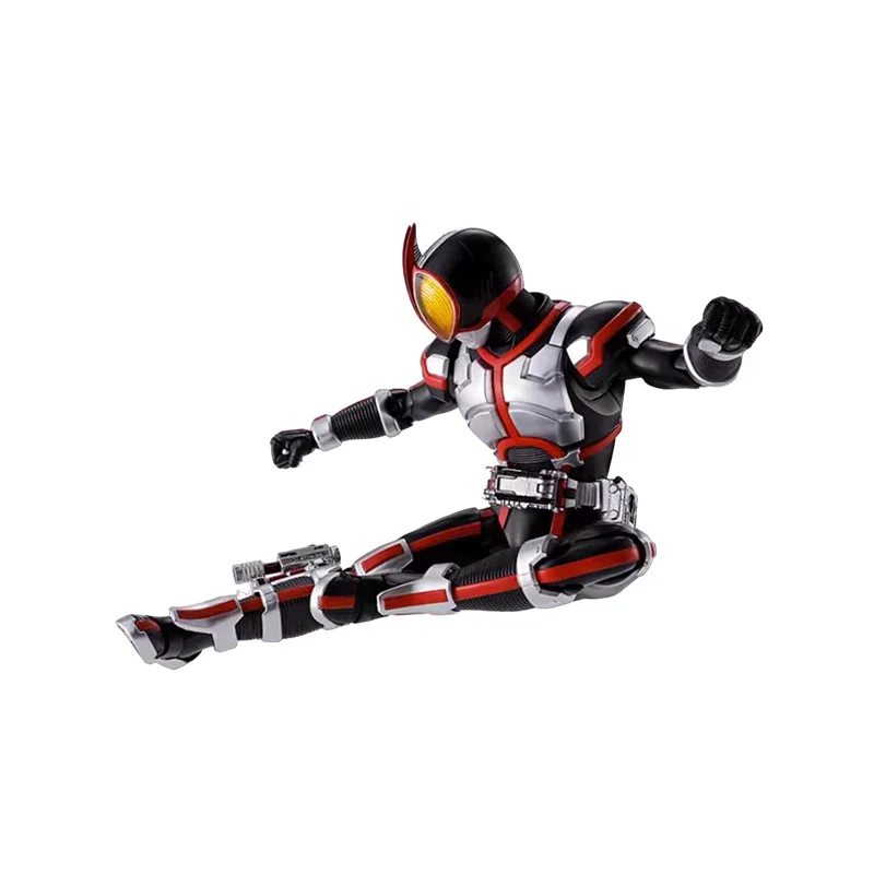 Entrega directa al contado Bandai Original Anime coleccionable KAMMEN RIDER modelo SHF jinete enmascarado FAIZ figuras de acción de juguete para niños regalo