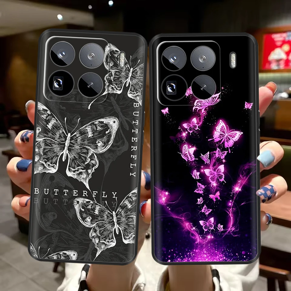 

Case For Xiaomi 15 Pro Cute Cartoon Painted Phone Cases For Xiaomi Mi 15 Mi15 Ultra 15 Pro Soft TPU Silicone Bumper Back Cover