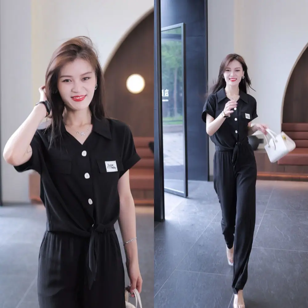 Women's Fashion Outfits Spring Summer New Clothes Flare Leggings Two Piece Set Korean Style Wide Leg Pants And Tops Lady Suit