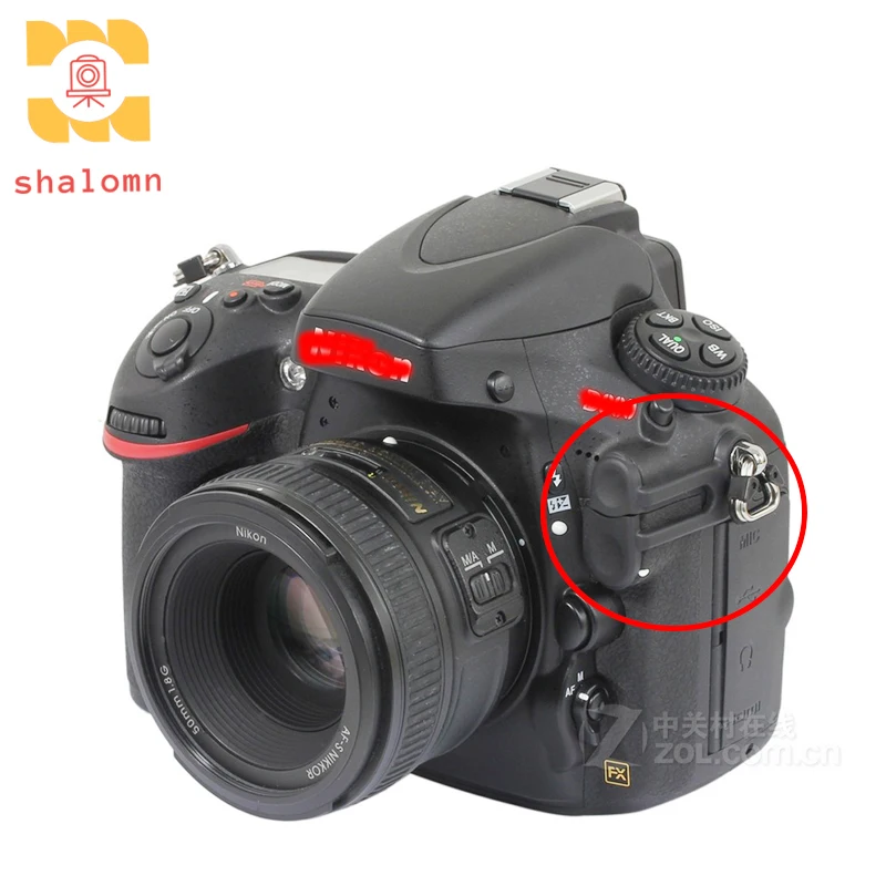 Couvercle supérieur en caoutchouc pour câble de volet, pièce de rechange pour Nikon D800E D810 SLR