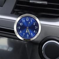 Mini Electronic Clock Universal Car Dash Clock Luminous Quartz Watch Ornament Waterproof Mini Watch Car Quartz Clock For Car