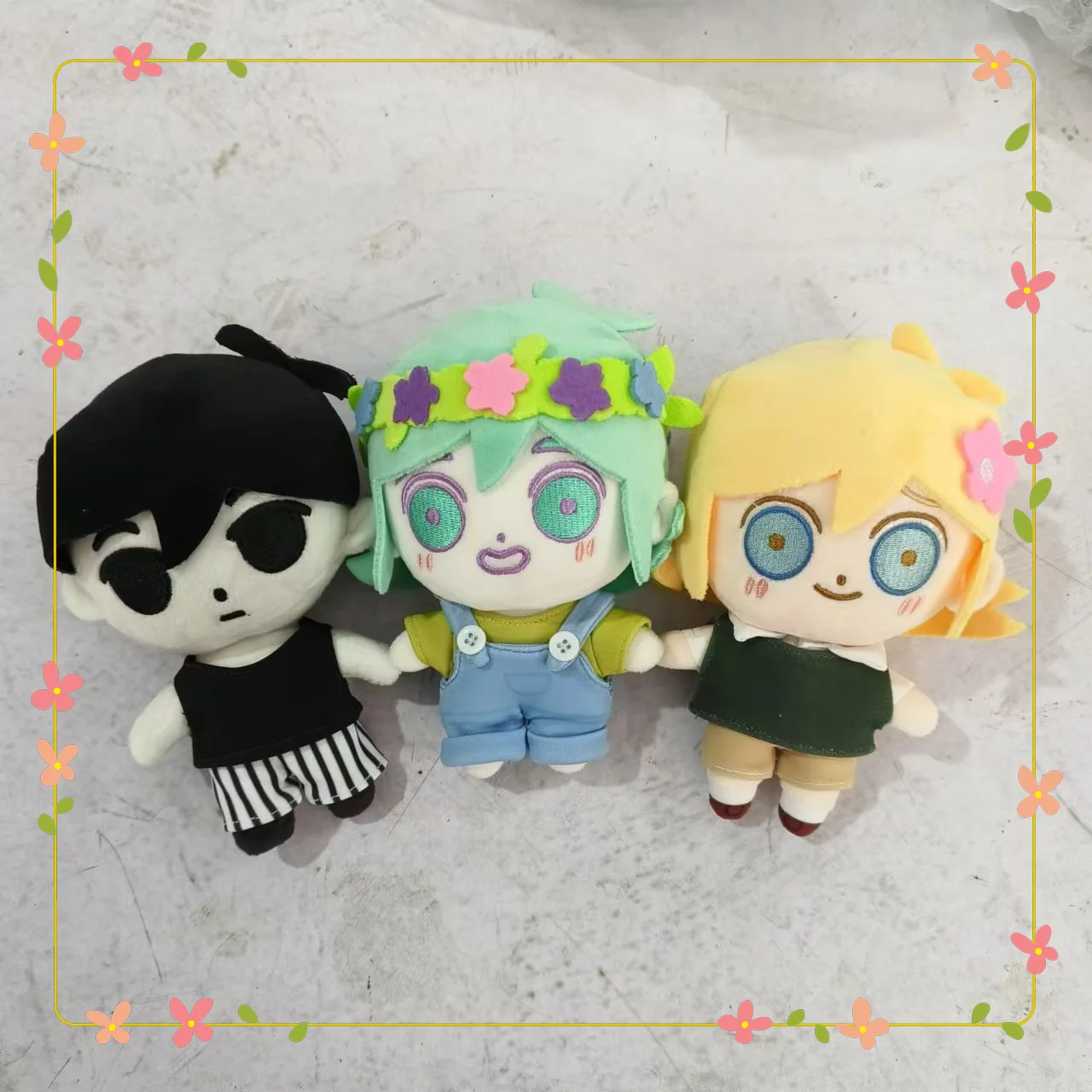 Omori Plush Spoof Cute Little Black Pure Black Creative Plush Christmas Throw Pillow for Children's Sleep Comfort Companion Gift