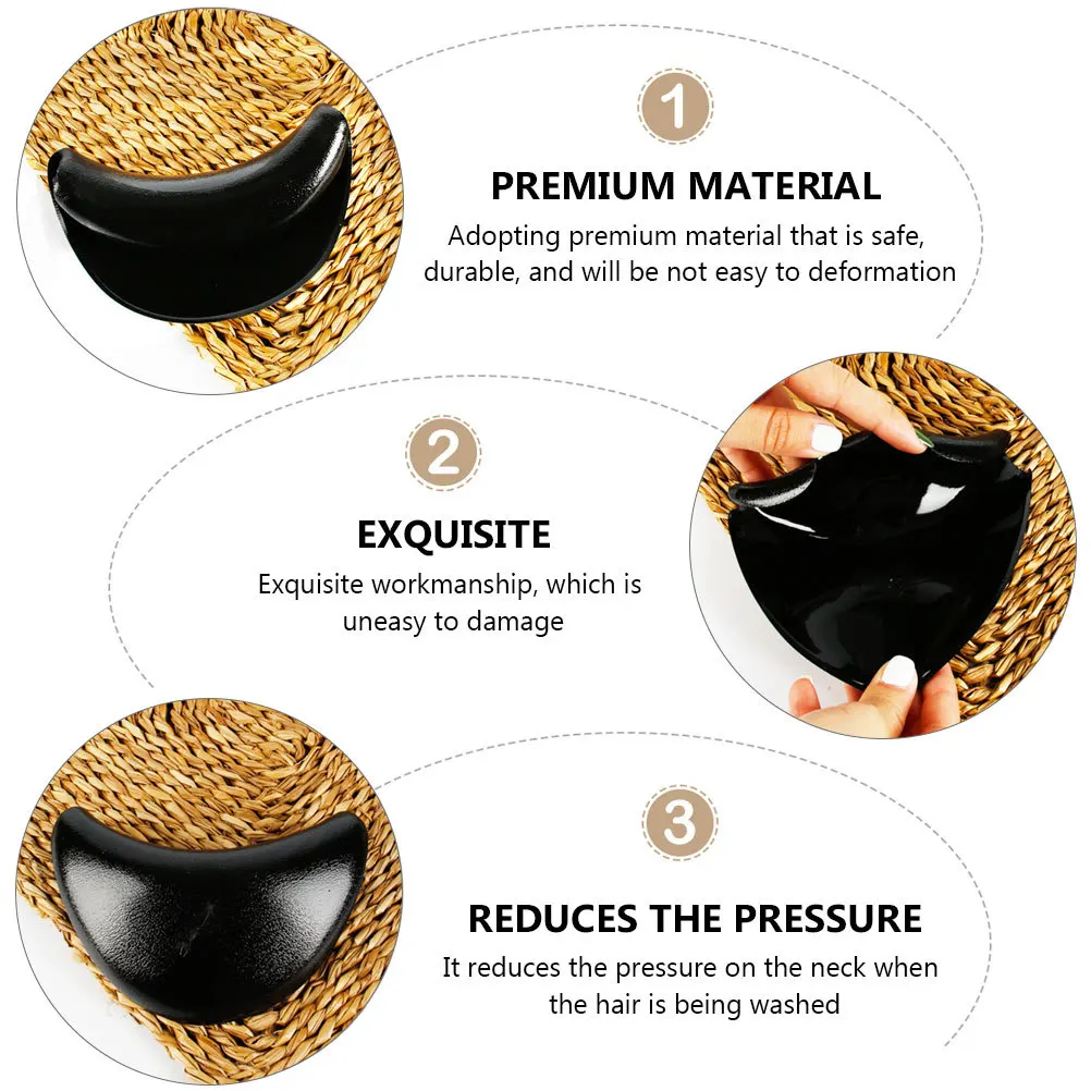 

1Pcs Hair Washing Neck Cushion Silicone Pillow Durable Premium Material Comfortable Shampoo Basin Support Salon Barbershop