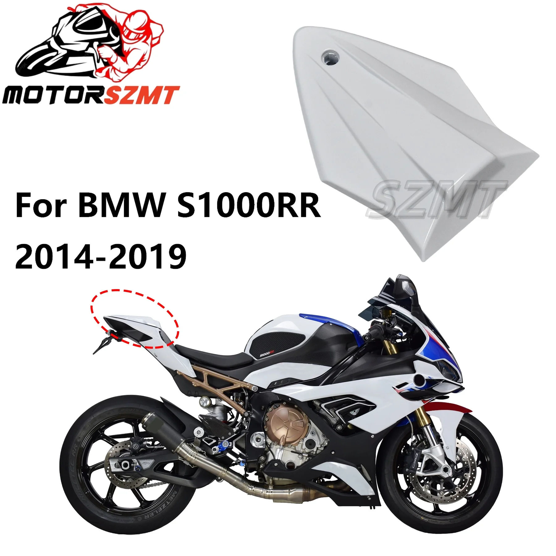 

Motorcycle Rear Passenger Cowl Seat Back Cover Fairing Part For BMW S1000RR S 1000 RR S1000R 2014-2019 S1000 RR