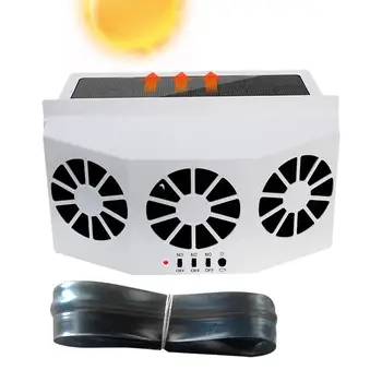 Solar power car fan air purifier system air vent car gills cooler auto rechargeable exhaust fan for car SUV auto window