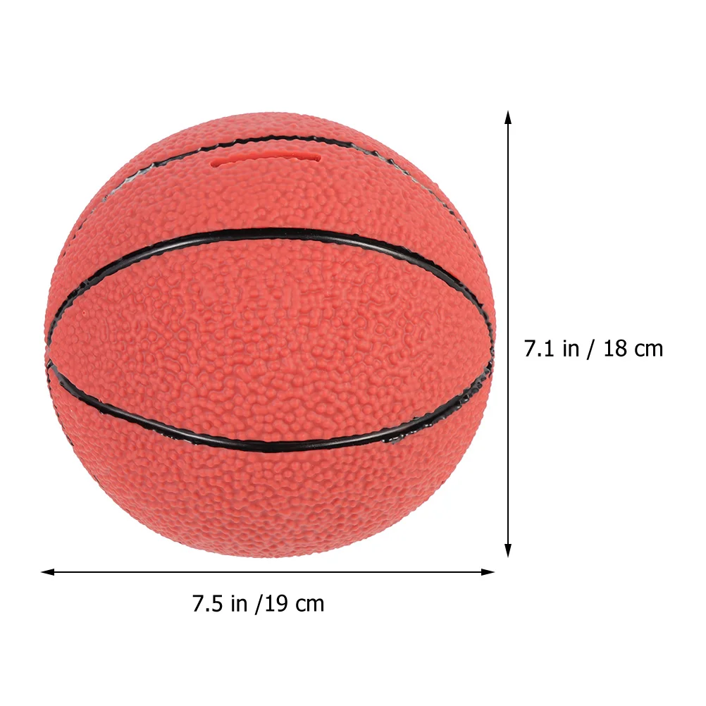 Mealheiro em forma de futebol, banco de moedas de vinil para crianças, pote de economia de dinheiro, decoração de mesa, pote de economia de dinheiro, decoração de bola esportiva
