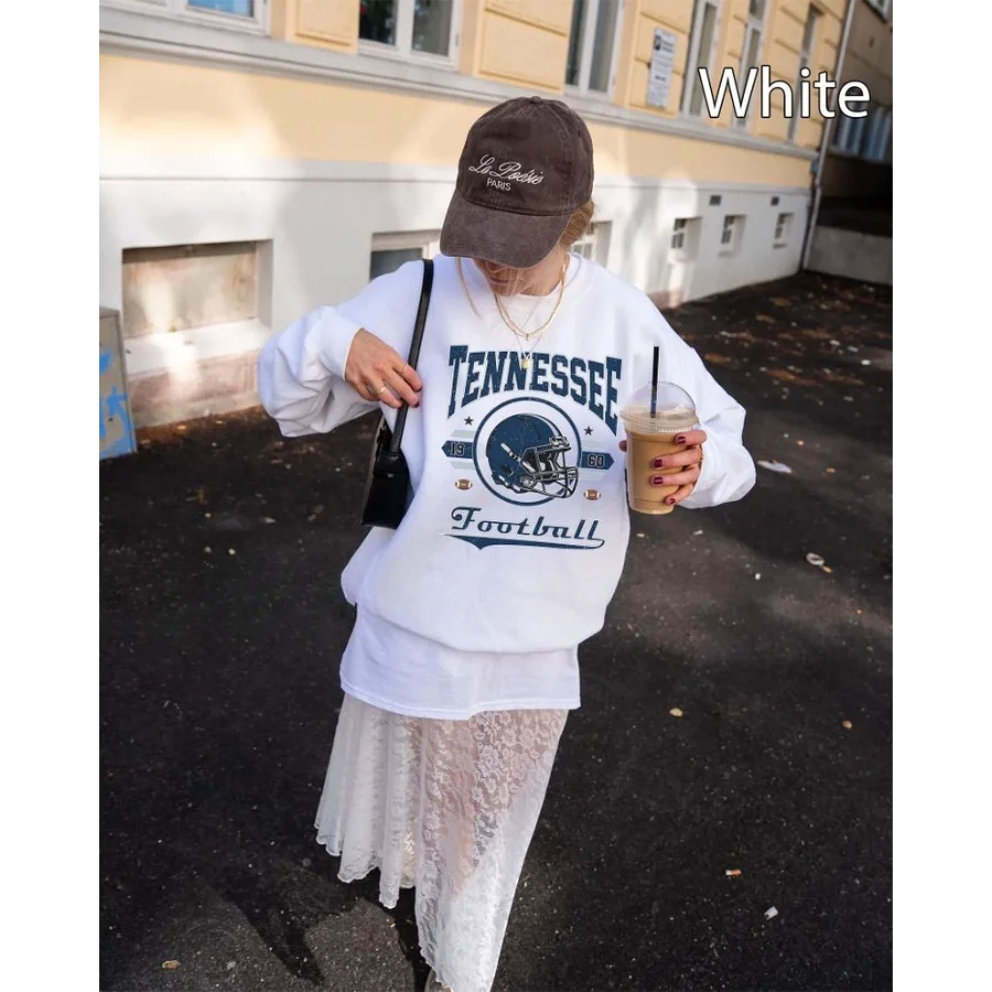 Felpa per coppia dal design minimamente con stampa di testo di nicchia, casual e versatile, adatta per uomini e donne, personalizzata alla moda