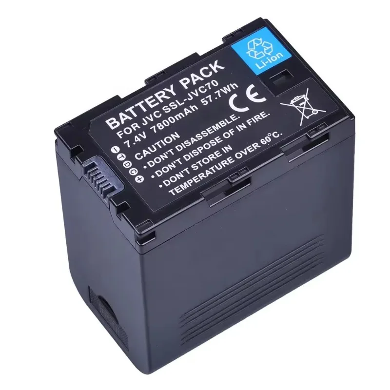 High Capacity Replacement Battery SSL 70 BN SSL 70 7.4V 7800mAh For Video Camera Camcorder
