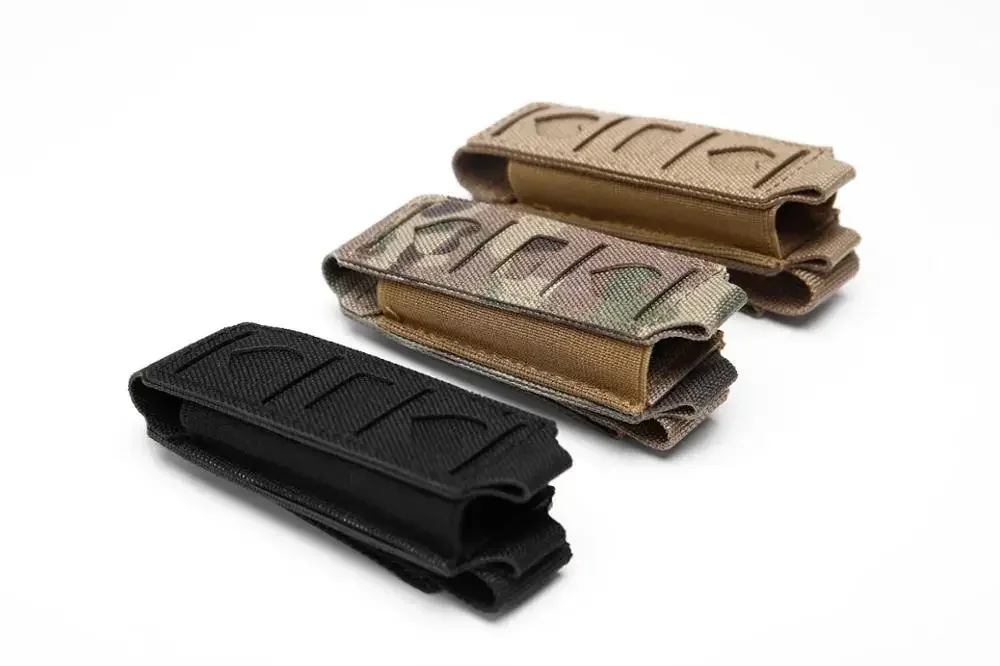 Molle 9MM Single Magazine Pouch Mini Zaklamp Holster Speelgoedpistool Pistool Mag Zakjes EDC Gereedschaphouder Heuptas