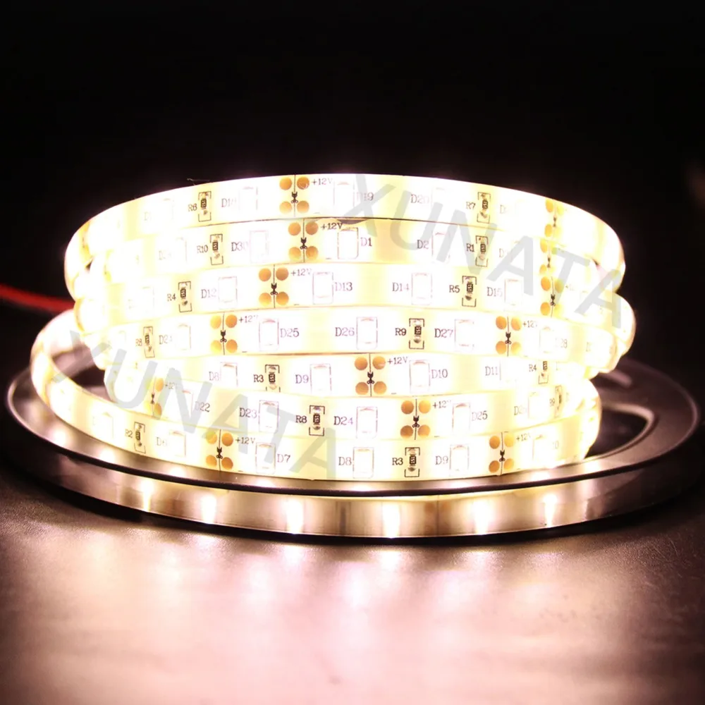 12V 24V 2835 LED Strip 5m 10m 15m 20m Tape Light Ribbon Flexible String 120/240/480 LED Cold Warm Natural White Home Decor