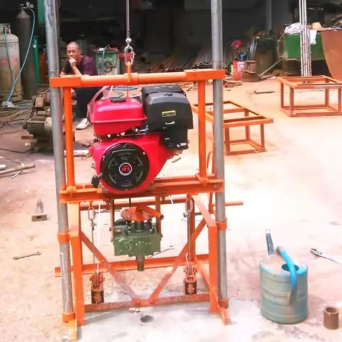 

Customized Hot Sale Water Well Drilling Rig Petrol Diesel Mini Portable Lightweight 80m Drilling Machine