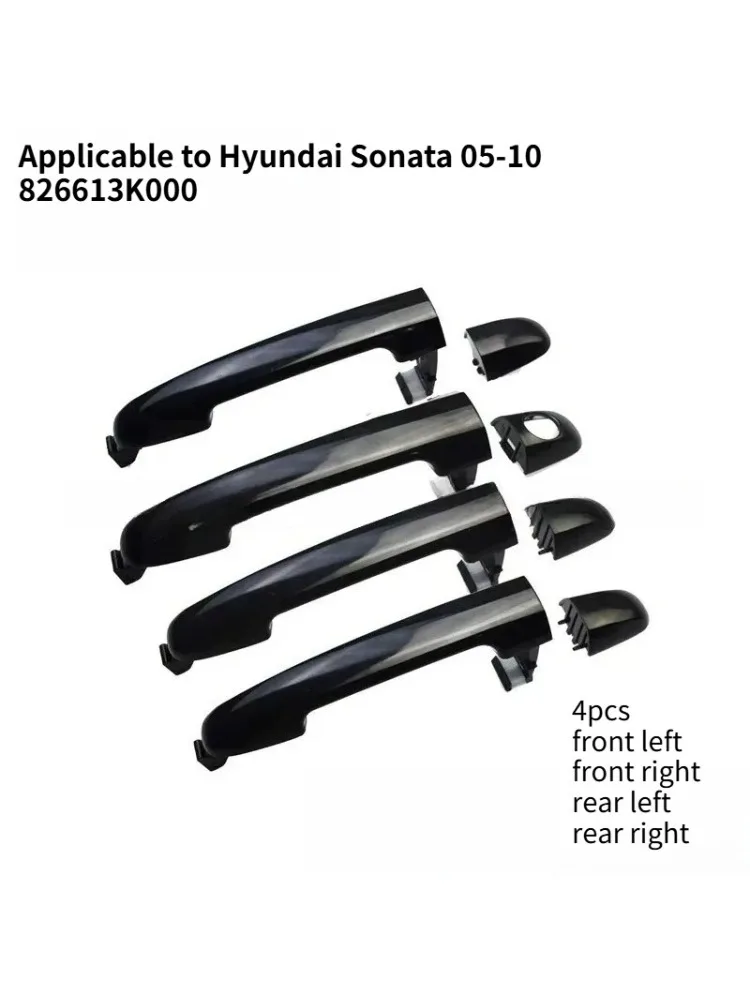 Auto Vorne Hinten Äußere Türgriff Links & Rechts Außentürgriffe Für Sonata 82651-3K000 2005-2010 – Detail 1
