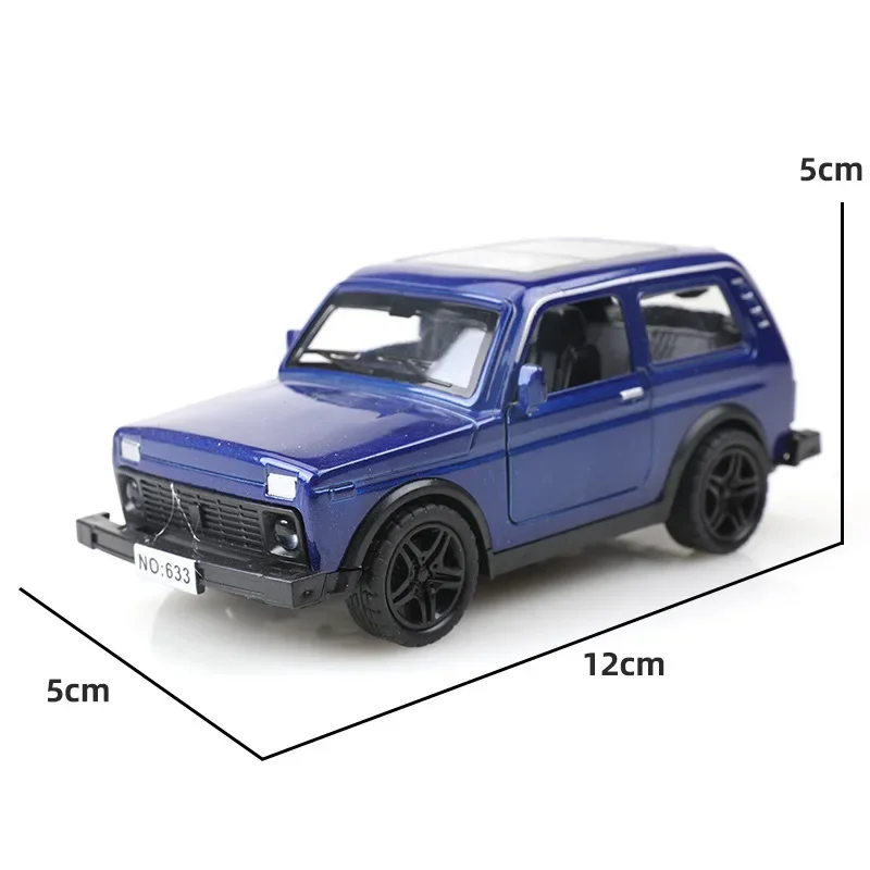 لعبة سيارة مصنوعة من خليط معدني للأولاد بتصميم ثلاثي الأبواب للأطفال، نموذج سيارة محاكاة للعب الأطفال