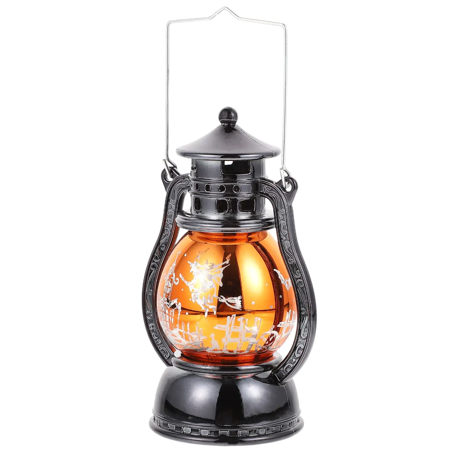 Halloween Decoration Simulation Oil Lamp Retro Lantern LED Electronic C le ange Light Party Accessory Home nament