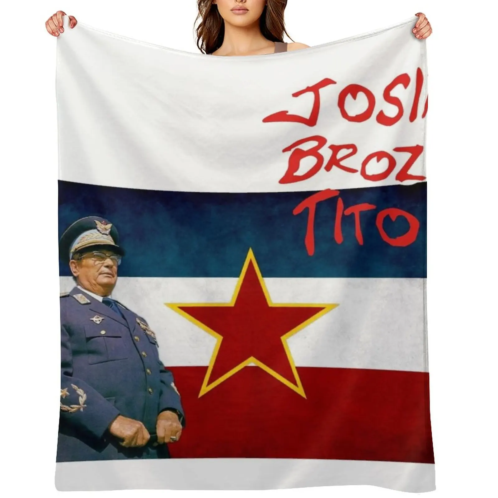 

Josip Broz Tito Throw Blanket warm for winter wednesday Travel Plaid on the sofa Blankets