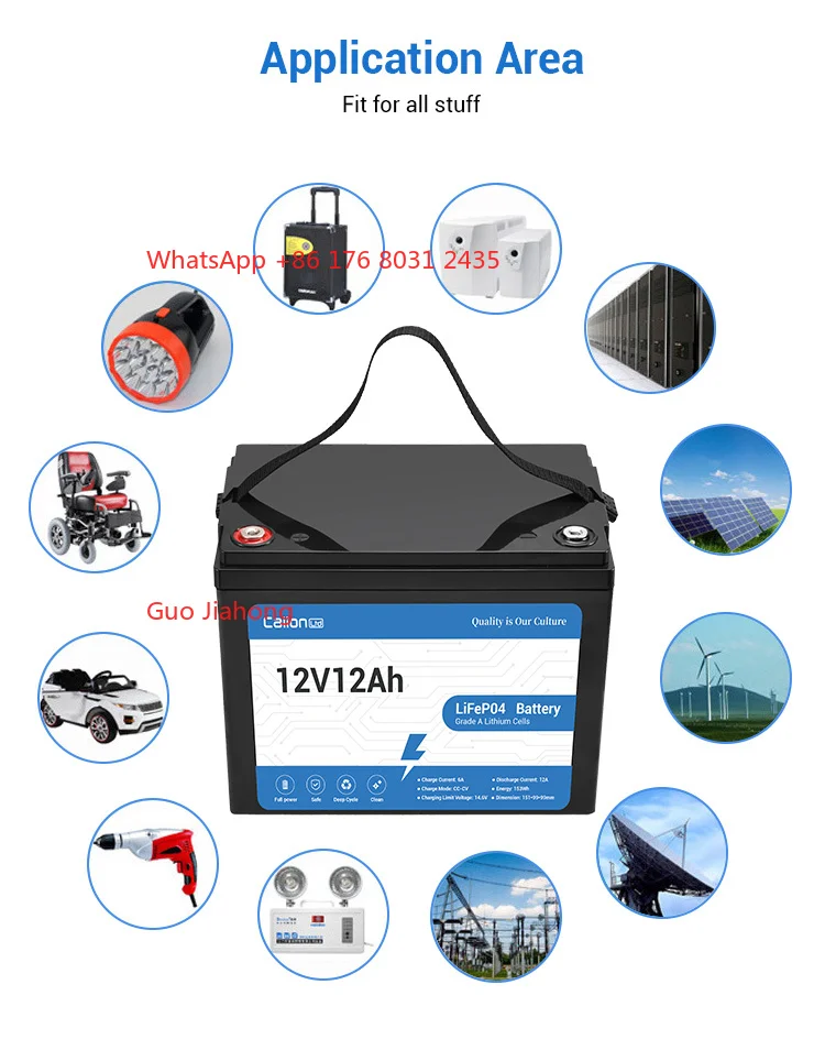 

1280W LiFePO4 12V100Ah Lithium Ion Battery Replaced of Lead Acid Battery