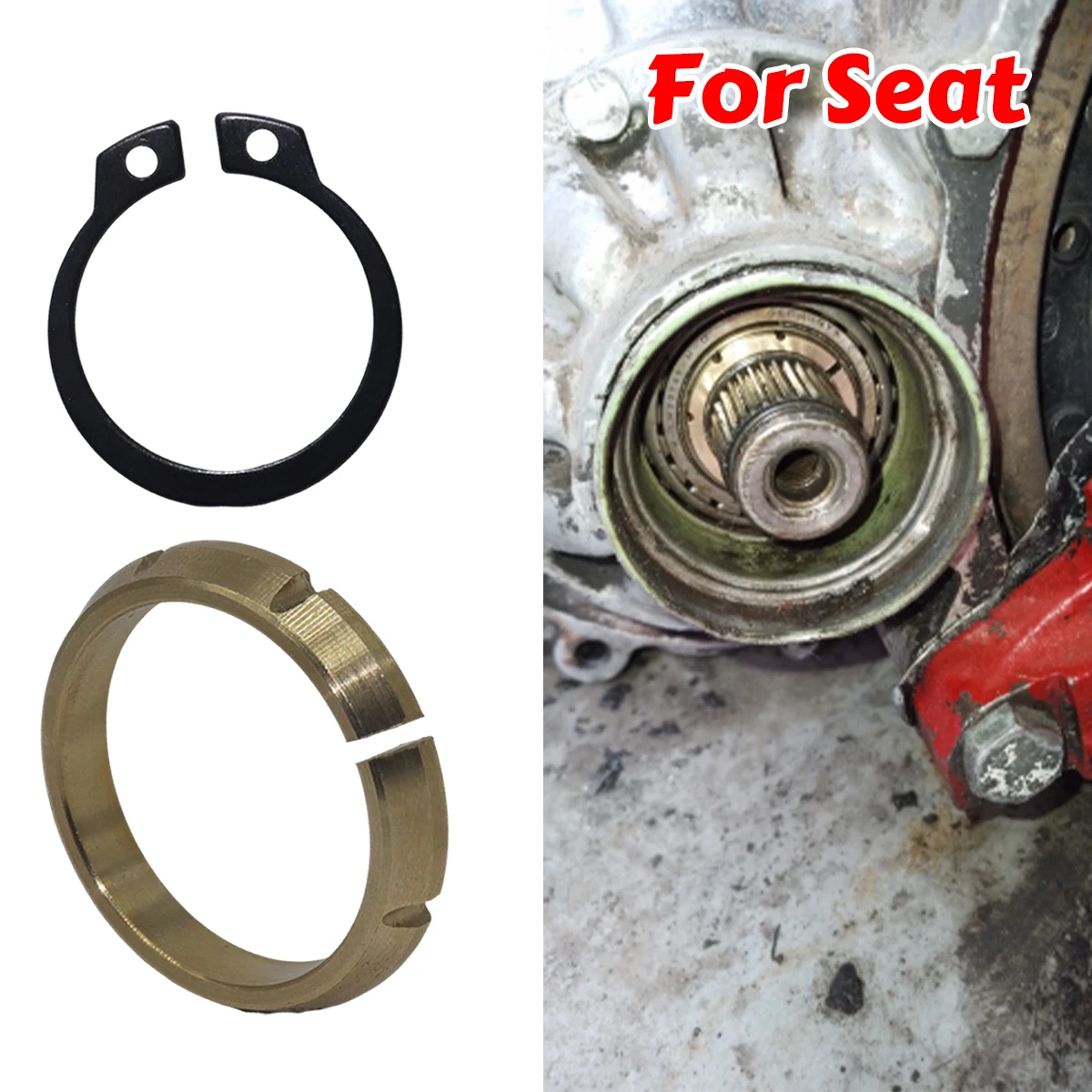 28MM Gearbox Differential Ring Brass Spacer Thrust Washer Seal For Seat Altea Arona Cordoba Ibiza Inca Leon Toledo 020409297