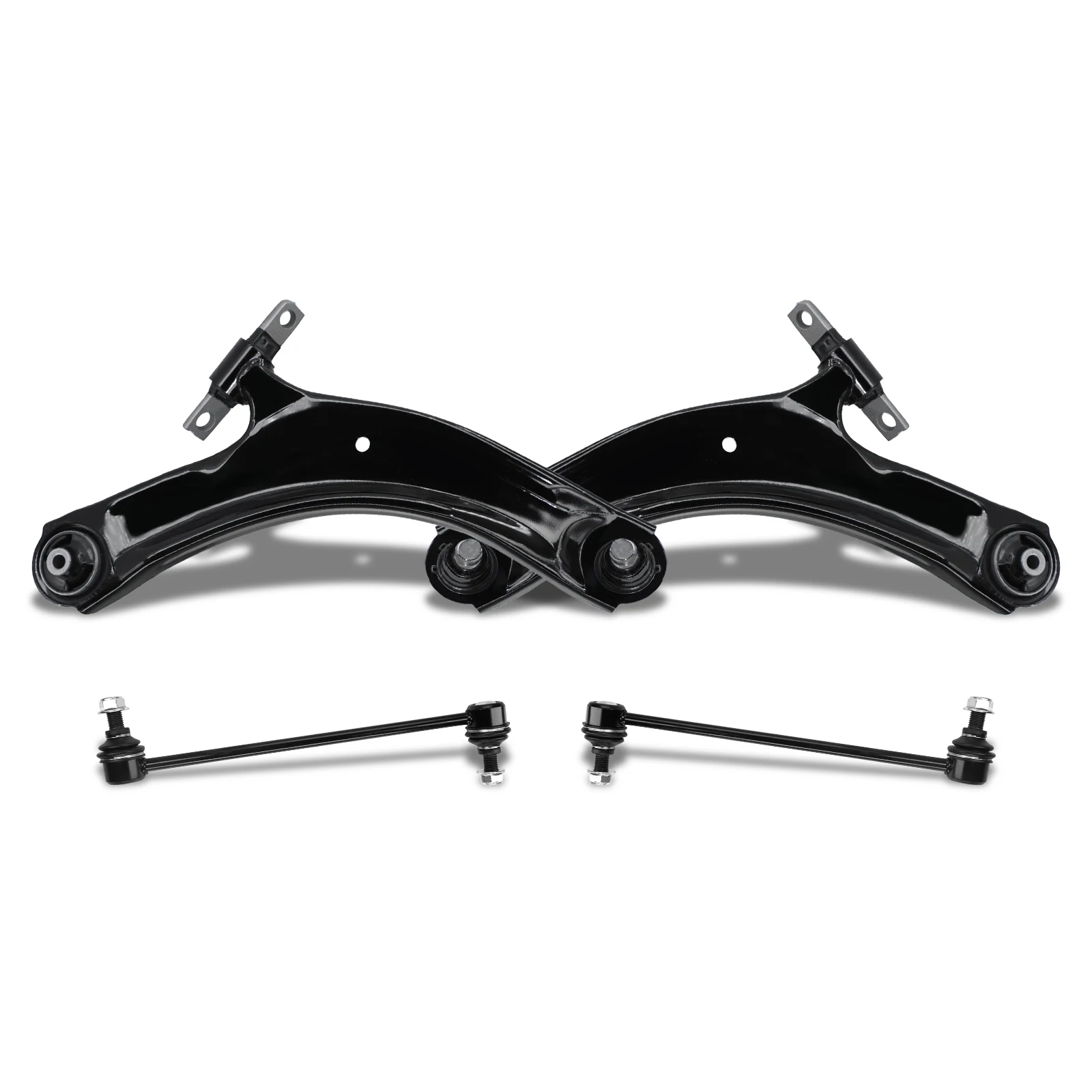AzbuStag 4Pcs Front Lower Left Right Control Arms Sway Bar Links Kit for NISSAN SENTRA 2007 2008 2009 2010-2012 view 6