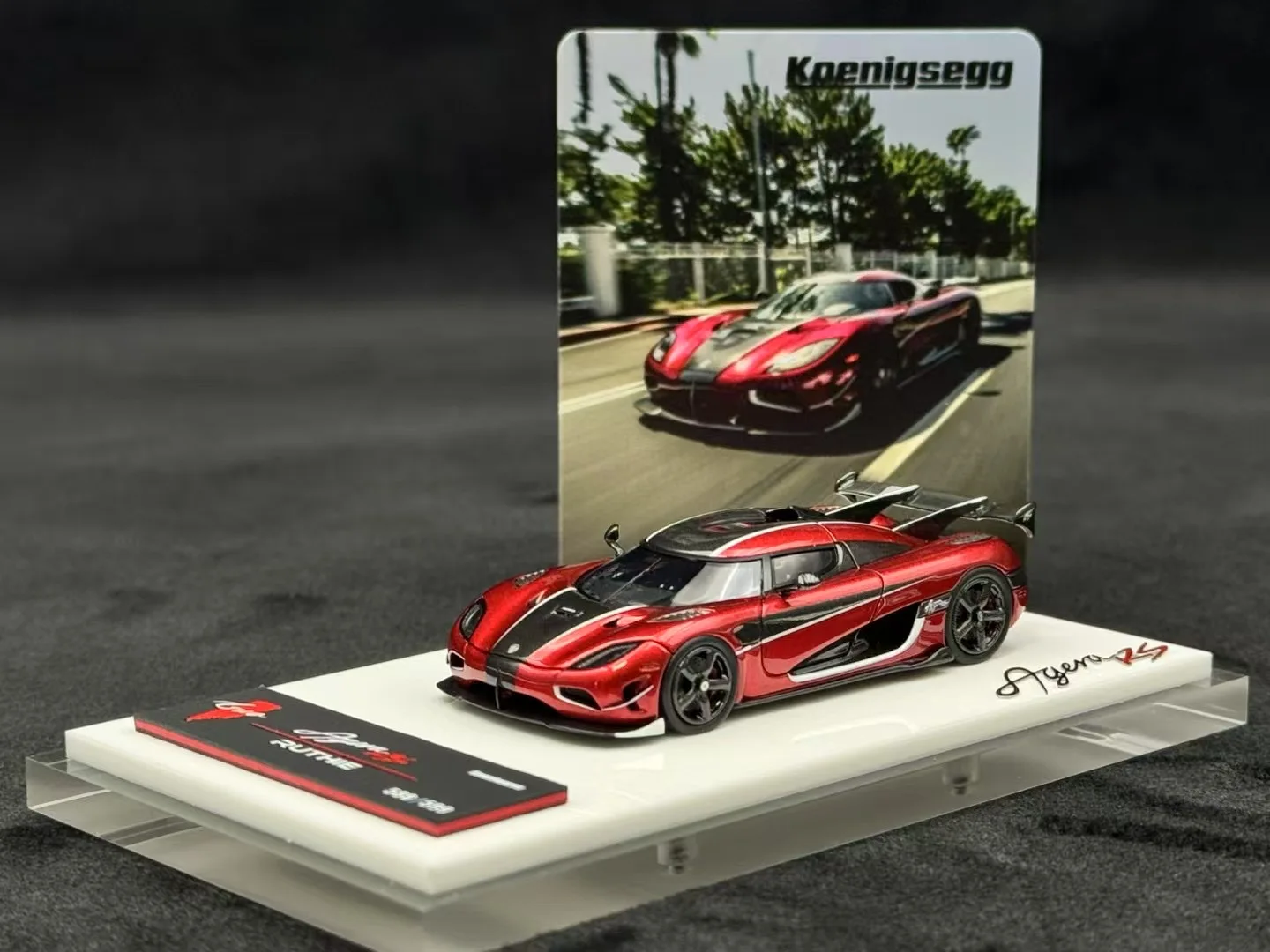1:64TARDIS Koenigsegg Agera Rs, закрытая модель автомобиля из смолы