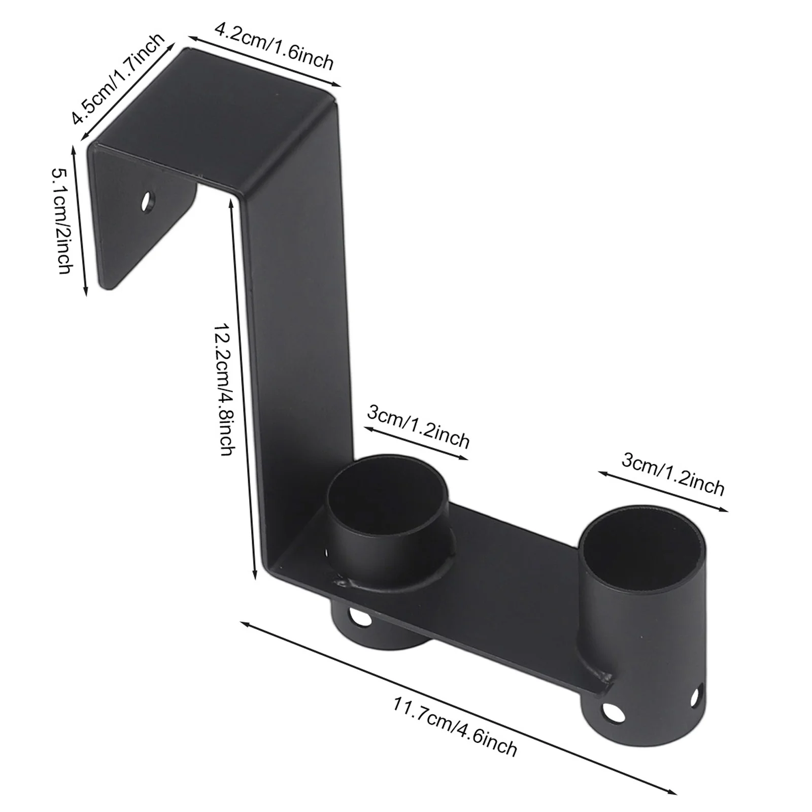 Metal Pool Hook Cleaning Tool Organizer Pool Maintenance Heavy-Duty Support Multi-Functional Design Robust Metal Material
