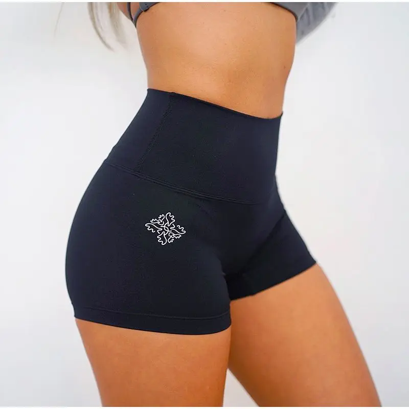 

Casual Sports Deer Three-point Pants Women's Yoga Shorts Medium and High Waist Elastic Fitness Slim-fit Sports Shorts
