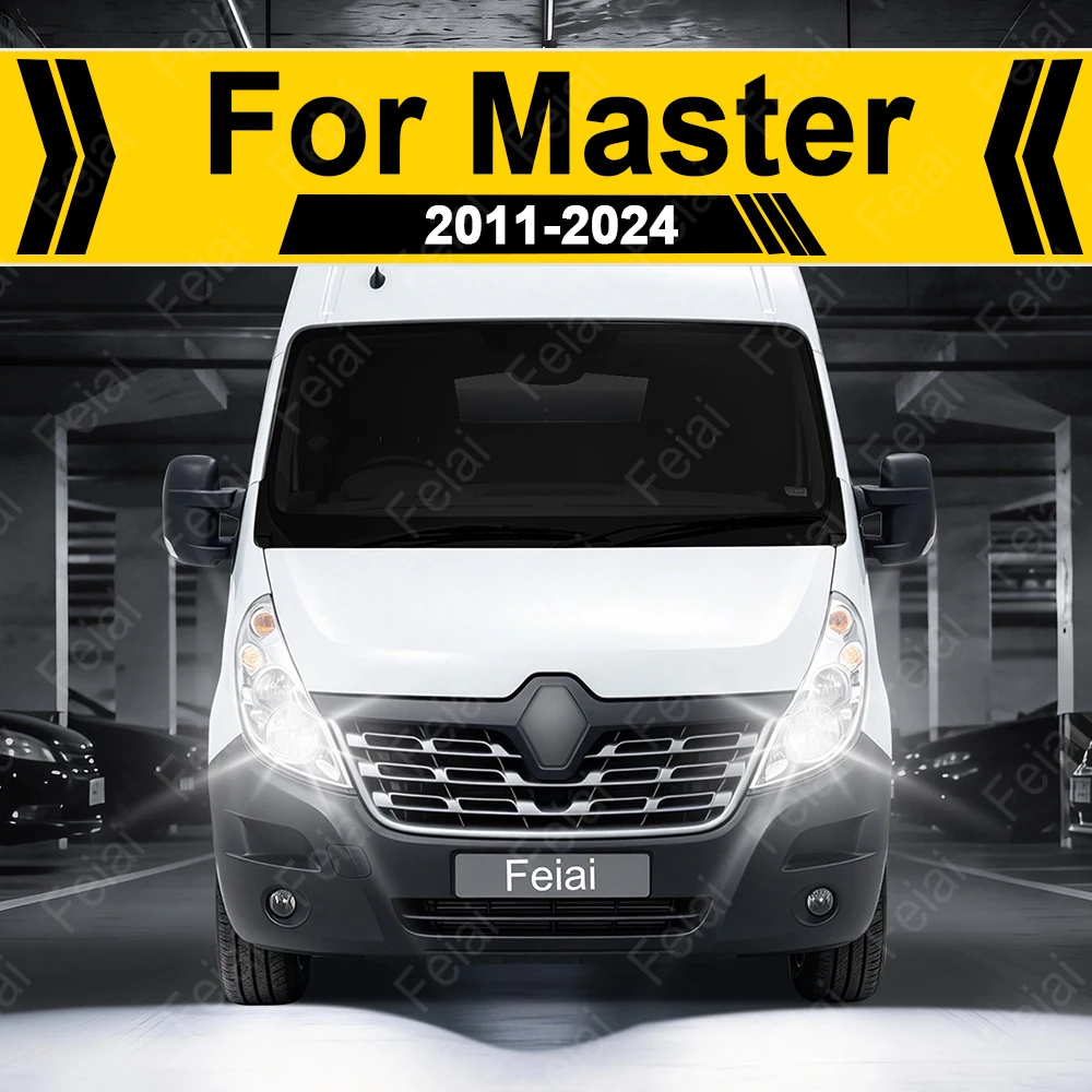 LED Car Headlight Bulbs For Renault Master 2011 2012 2013 2014 2015 2016 2017-2024 Accessories Master Headlights Auto Headlamp
