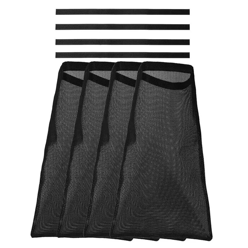 4 Pack Dryer Vent Lint Bags Lint Traps Polyester Lint Dust Bag For Outdoor Dryer Vents Capturing Lint And Dust
