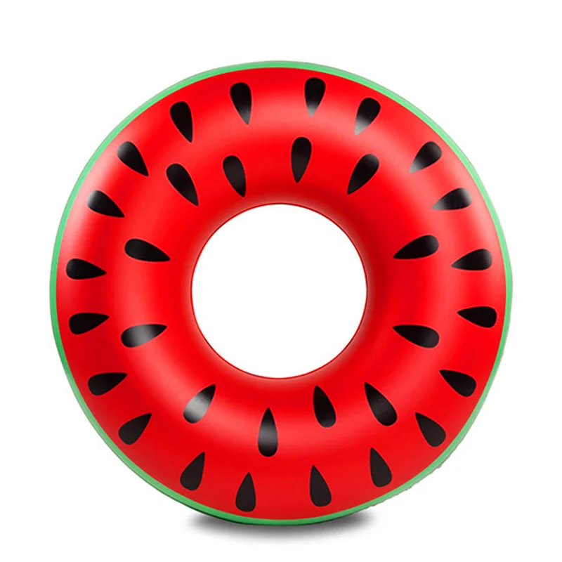 

Wholesale hot sell watermelon Swimming ring Life buoy inflating pool float