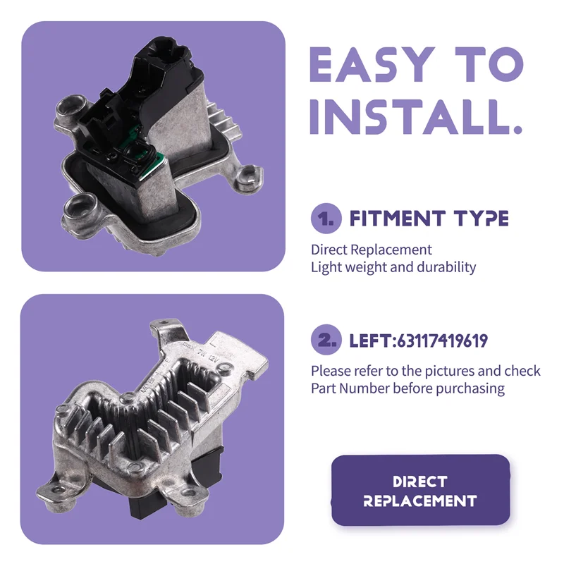 

Car Turn Signal Light Module Headlight Ballast LED Module For BMW 3 Series F30 F31 F35-A74F