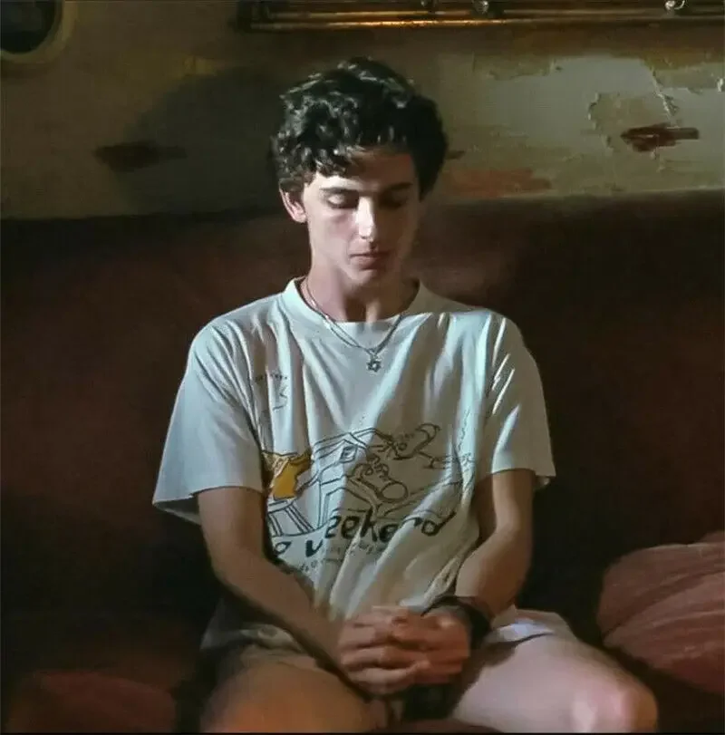 Imagem -03 - Chame por Seu Nome Timothee Chalamet Camiseta Masculina Mulher Verão Camiseta de Algodão Camisa Solta de Verão Unissex Presentes ME