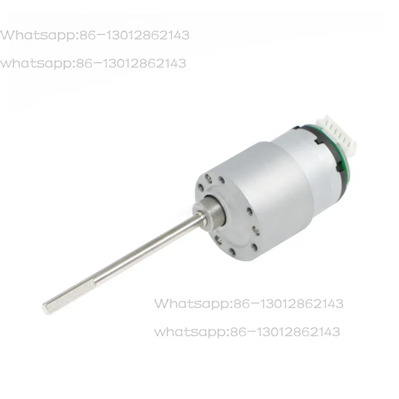 Inverted pendulum long axis motor with encoder code disc speed measurement output shaft lengthening rotation code tutorial