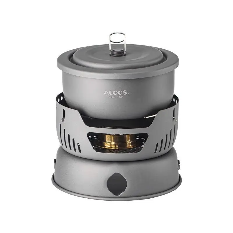 

Storm Furnace Camping Cooking Utensils Portable Alcohol Furnace Self-Driving Tour