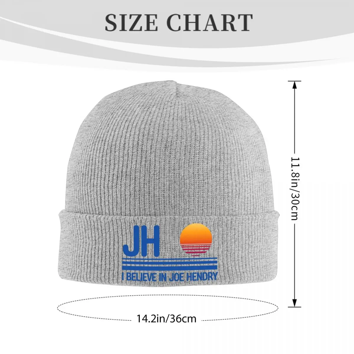 I Believe In Joe Hendry Retro Vintage Essential Unisex Adult Knitted Caps Winter Motion Warm Skullies Beanies Caps Creative Gift