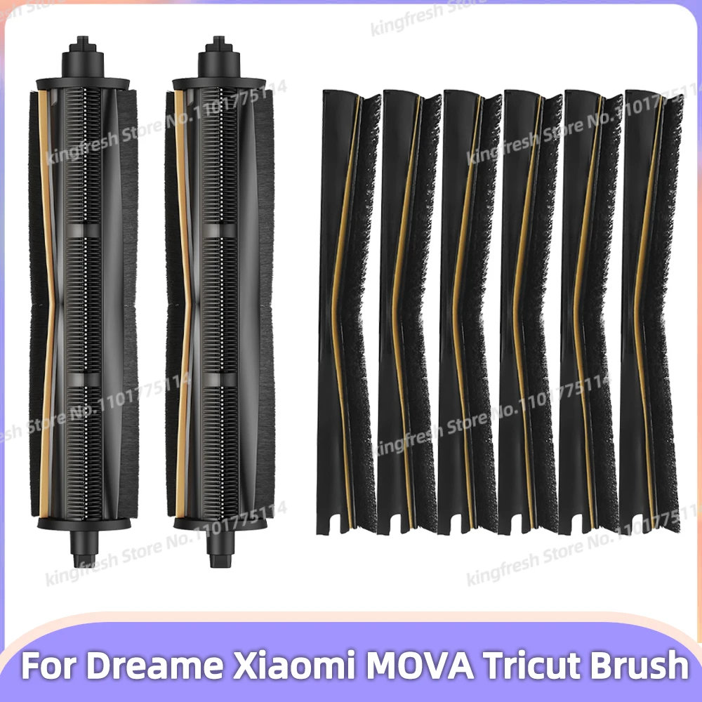 Compatible avec Brosse Tricut Dreame X30 / X40 Ultra, L20 / L30 / L40 / L10s Ultra Gen 2, X40 Master, MOVA E30 / P10 Pro Ultra / S10 Plus/P50 Pro Ultra, L10s Pro Ultra Heat, Xiaomi X20 Pro / X20 Max / X10+ / X20+