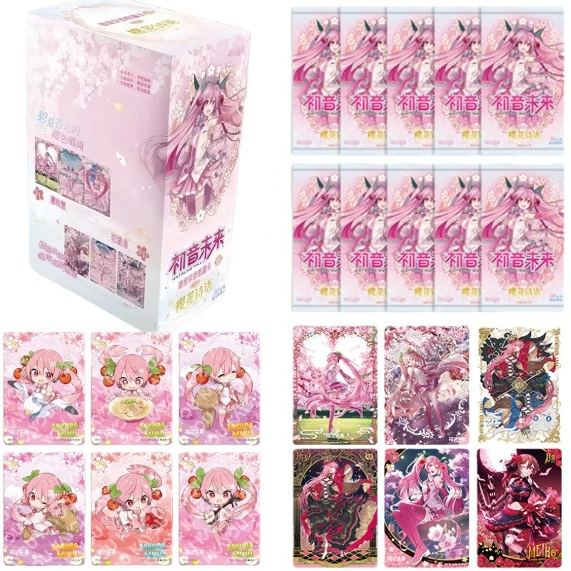 

Hatsune Miku First Encounter Pack Series 5, коллекционные карты, мультяшные игровые карты Хацунэ Мику, товары в стиле аниме, праздничный подарок