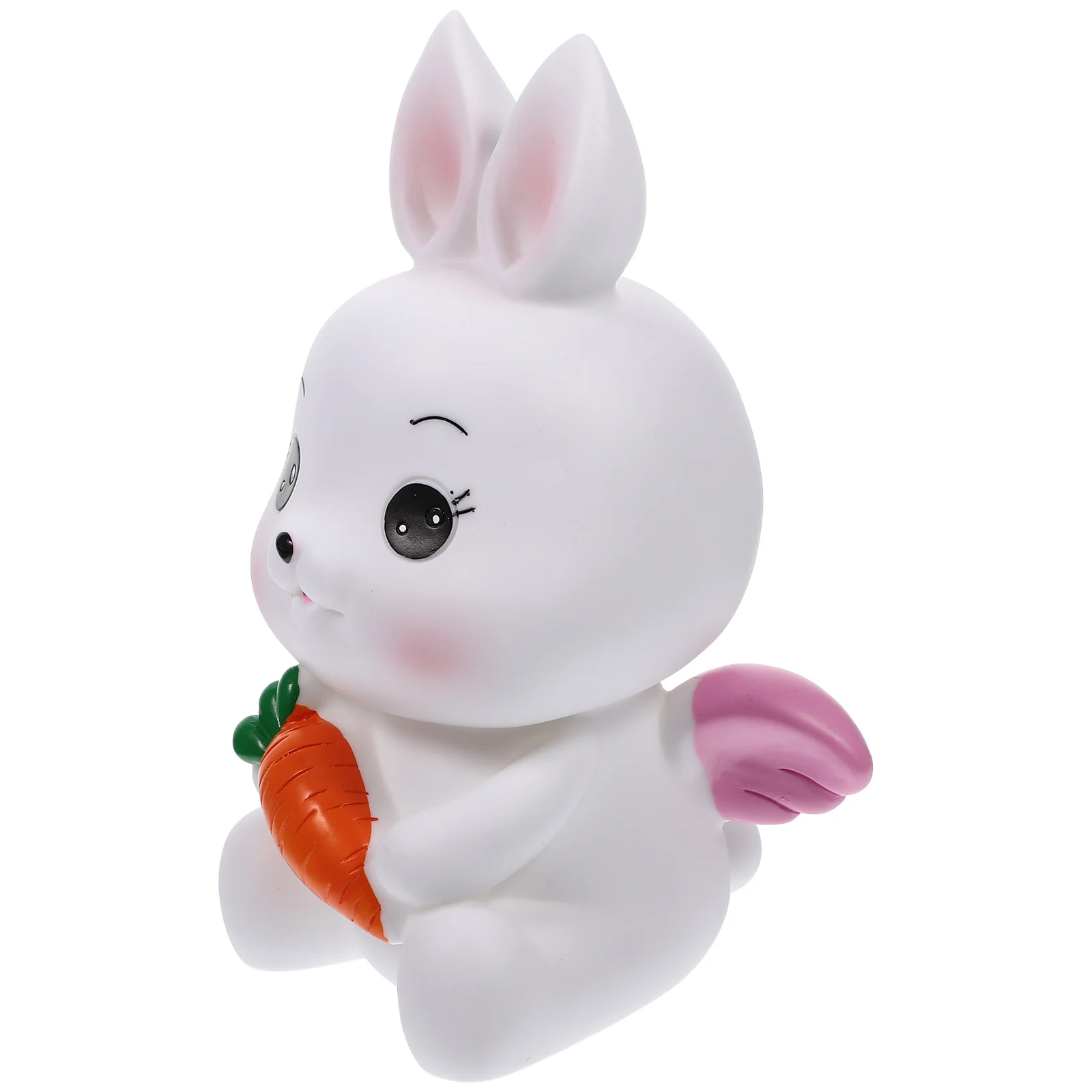 Hübsches Kaninchen-Münzbank für Kinder, Geldspartopf mit stabilem Design, Schlafzimmer, Wohnzimmer, Dekoration, Geschenk, großes Sparschwein