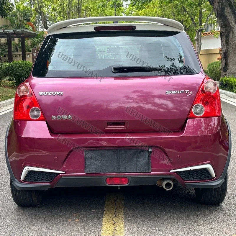 

For Suzuki Swift 2005-2016 Custom Parts Trunk Lip Spoiler HighKick Rear Wing Body Kits Factory Outlet