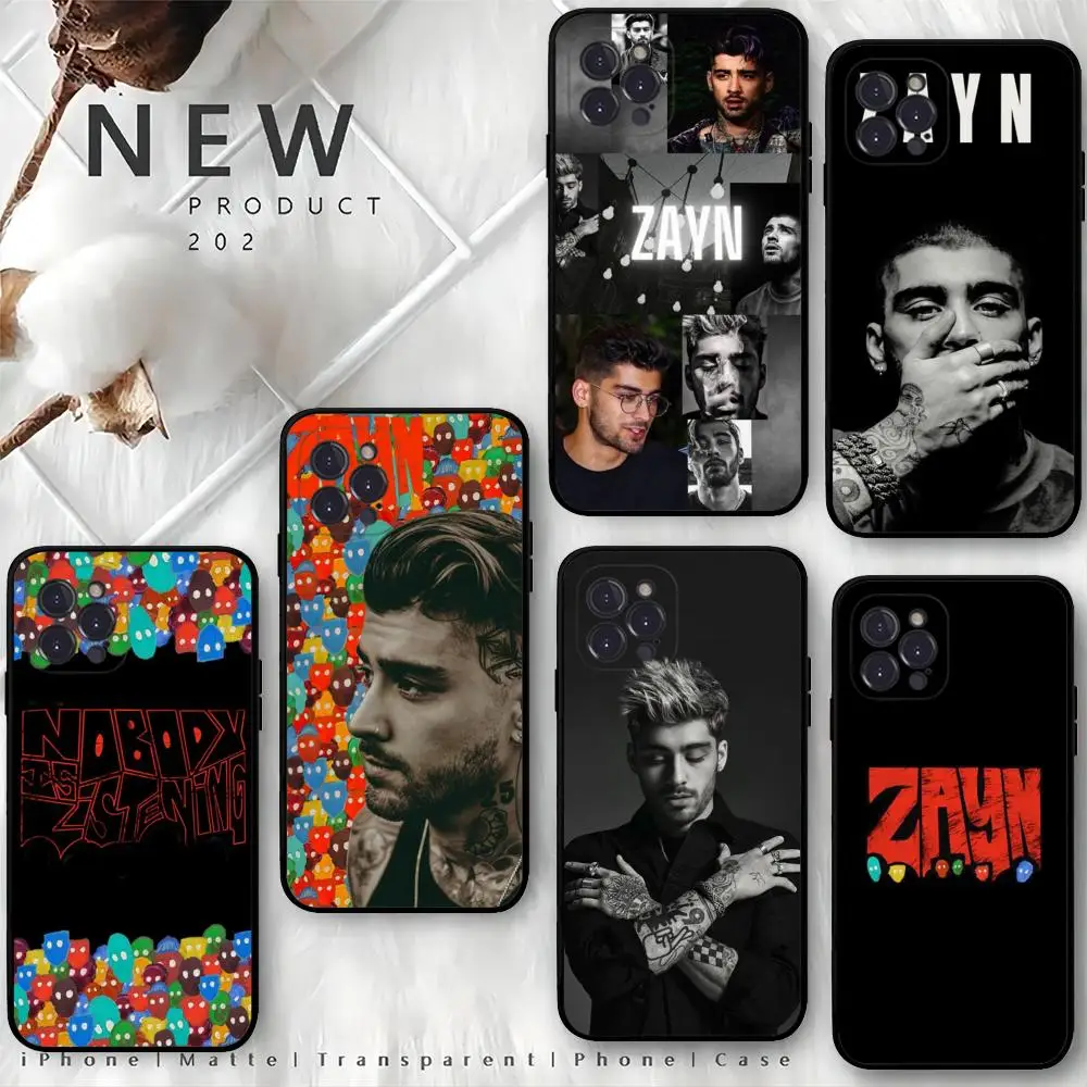 Singer Zayn Malik Phone Case For IPhone 15 14 13 12 Mini 11 Pro XS Max X XR SE 6 7 8 Plus Soft Silicone Cover