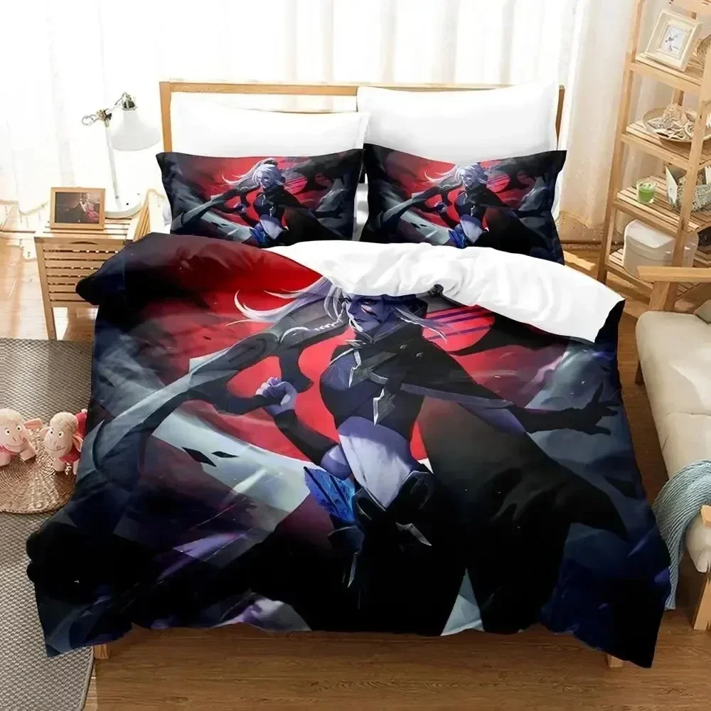 Game Dota Logo Bedding Set Duvet Cover Bed Set Quilt Cover Pillowcase Comforter king Queen Size Boys Adult Bedding Set