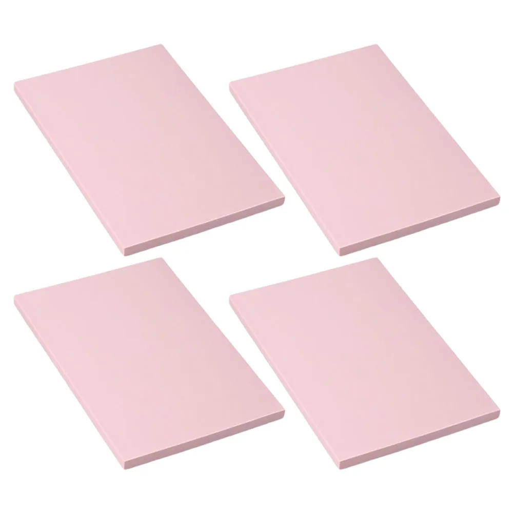 

4pcs Multi-Function Carving Blocks For Diy Stamp Making Durable Smooth Surface Rubber Blocks Ideal For Print Art Projects